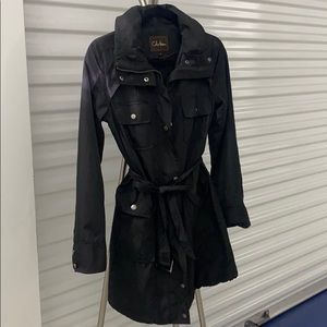 Black Cole Haan raincoat, xs